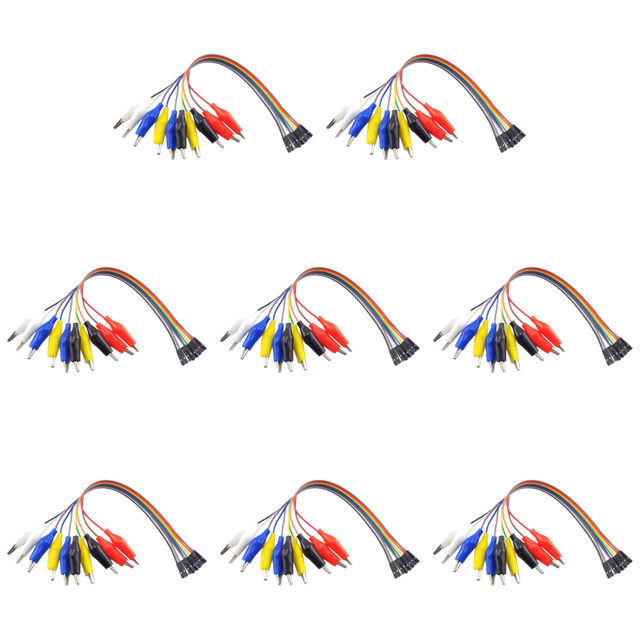Puente de alambre con pinza de cocodrilo, puente de abrazaderas de cocodrilo DIY de 20 cm ( de 20 cm)