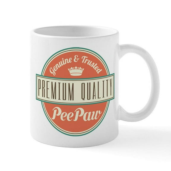 CafePress - Vintage Peepaw Mug - 11 oz Ceramic Mug - Novelty Coffee Tea Cup