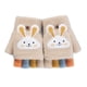 thumbnail image 1 of Lindos guantes de invierno tejidos de lana para niños pequeños, cálidos guantes convertibles sin dedos con funda para manoplas para niñas y niños829, 1 of 6
