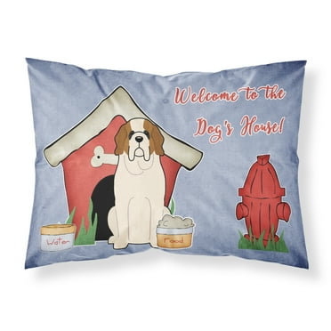 Dog House Collection Saint Bernard Fabric Standard Pillowcase