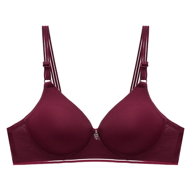 WILLBEST Brasieres De Mujer Sujetador Con Aros Y Encaje Sexy Para Mujer, Con Copa Moldeadora Y Tirantes Ajustables En La Espalda, Talla Grande 461