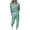 Green, variant on Women 2 Piece Lounge Outfit Long Sleeve Stripe Tops High Waisted Jogger Pants Set Spring Travel Clothes Tracksuit (L, Purple)