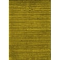 thumbnail image 1 of Ahgly Company Machine Washable Indoor Rectangle Abstract Yellow Contemporary Area Rugs, 5' x 8', 1 of 4