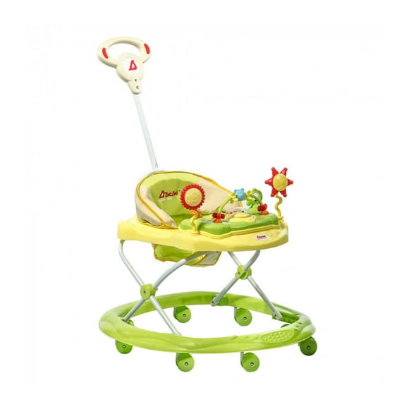 Andadera D'Bebe SUN con bastón y tablero musical Verde -