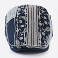 thumbnail image 3 of Gorra Plana de vendedor de periódicos de Algodón para hombre Sunnimix 2 Piezas Ajustable, 3 of 8