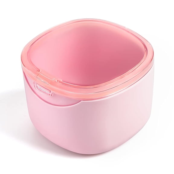 Minzimin Denture Bath Case, Retainer Cleaning Box, No-Leak Denture Case, Mouth Guard, Night Guard and Retainer