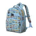 thumbnail image 2 of Excavator Construction Vehicle School Backpack Adjustable Shoulder Straps Chest Strap Spacious Durable Bookbag, 2 of 6