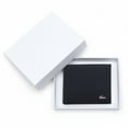 thumbnail image 3 of Lacoste Men's NH2099ED Edward Tricolor Accents Slim Billfold ID Slot Wallet Navy, 3 of 3