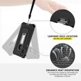 thumbnail image 4 of for Samsung A11 Case Rugged Military Dual Layer Heavy Duty Galaxy A11 Case with Screen Protector TPU Bumper Full Protection Metal Kickstand Shockproof Case for Samsung Galaxy A11,Black, 4 of 7