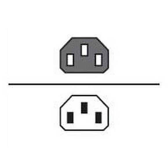 HPE - Power cable - IEC 60320 C14 to power IEC 60320 C13 - AC 250 V - 10 A - 6.6 ft - black - Worldwide (pack of 6)