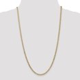 thumbnail image 2 of 14K Yellow Gold 3.35mm Semi-Solid Curb Link Chain 20 Inch, 2 of 5