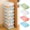 thumbnail image 1 of Shoe Storage Box under $5! CQCYD Transparent Shoe Storage Box, Stackable Shoe Organizer with Vent Holes, Clear Plastic Shoe Cabinet for Closet Shelving, Thickened Shoe Box, 1 of 9
