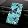 thumbnail image 2 of Dteck Case for Samsung Galaxy S22,Magnetic PU Leather Patterned Flip Kickstand Case With Wrist Strap Built-in Card Slots Cover for Galaxy S22 5G,Butterfly, 2 of 6