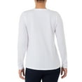 thumbnail image 5 of Time and Tru Women's Long Sleeve Core T-Shirt, 5 of 5