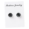 thumbnail image 4 of Pendientes magnéticos de cristal Pendientes de clip con clip de oreja de roca gris Sunnimix Pendientes con clip, 4 of 6