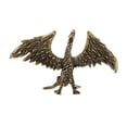 thumbnail image 2 of kowaku Brass Flame Phoenix Ornament Tea Pet Household Decor Photo Props Phoenix Figurine Handcrafted for Office Desktop Hotel Bedroom Bar, 2 of 9