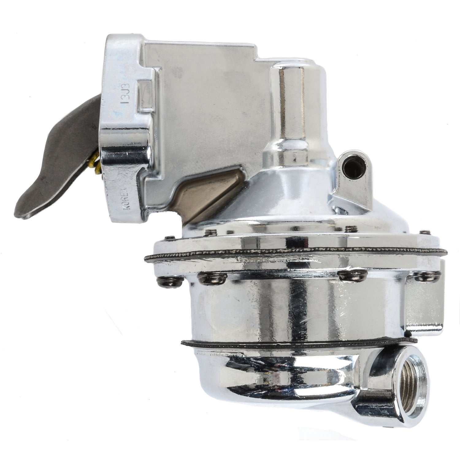 JEGS High-Flow Mechanical Fuel Pump Small Block Chevy 265-283-327-350-400 [170 gph, Chrome]