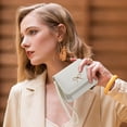 thumbnail image 4 of Women's Lychee Pattern Soft Leather Bowknot Coin Purse, Card Holder Mini Handbag for Everyday Carry, 4 of 6
