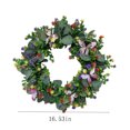thumbnail image 3 of YOHAVEN Spring Front Door Wreath Colorful Year-Round Home Decor for Indoor Outdoor Entryway, Farmhouse Welcome Wreath for Weddings Parties Seasonal Decorations, Holiday Door Ornament, 3 of 9