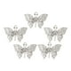 thumbnail image 3 of 50 piezas encantadoras de dijes de mariposa, colgantes de aleación vintage, mini dijes de aleación de zinc vintage Estilo B, 3 of 8