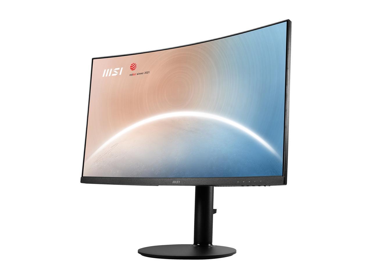 MSI Modern MD271CP 27" Full HD 1920 x 1080 75 Hz HDMI, USB-C, Audio Built-in Speakers Curved Monitor - image 3 of 20