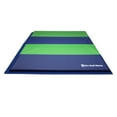 thumbnail image 3 of We Sell Mats 4' x 8' Folding Gymnastics Tumbling Mat, Lime Green-Blue, 2.0-inch, 3 of 4