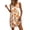 Orange, variant on Summer Dresses for Women 2026 Plus Size V-Neck Sleeveless Floral Printed Summer Flowy Casual Midi Dress Beach Vacation Sundresses with Pockets