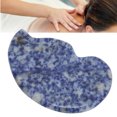 thumbnail image 4 of Tablero Gua Sha ANGGREK Masajeador Facial Piedra de Jade Azul, 4 of 8