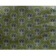 thumbnail image 4 of oneOone Georgette Viscose Fabric Leaves & Floral Block Print Fabric BTY 42 Inch Wide, 4 of 5