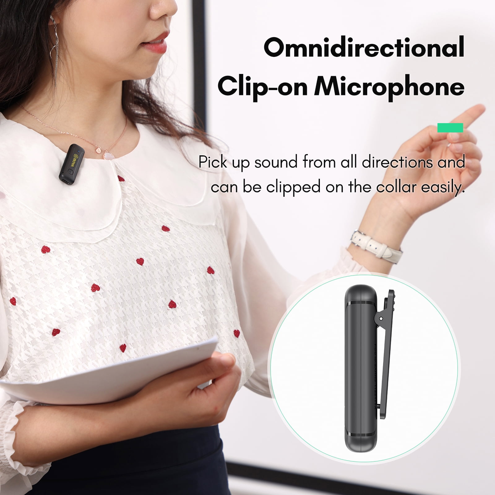 Buy BOYA BYWM3T2U2 Mini 2.4G Wireless Microphone