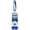 thumbnail image 2 of Dawn Radial Head Kitchen Brush, Blue & White, 2 of 2