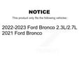 thumbnail image 2 of TEC Rear Ceramic Disc Brake Pads TEC-2414 for Car Ford Bronco, 2 of 10