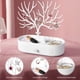 thumbnail image 2 of Soporte para joyas con cajones, expositor de joyas, árbol de joyería de plástico, soporte para joyas, árbol de almacenamiento de joyas para guardar pendientes, collares y anillos, color blanco, 2 of 5