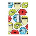 thumbnail image 1 of WIRESTER 1-Gang Toggle Wall Plate/Switch Plate Cover, Pop Art Lips, 1 of 1