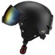 thumbnail image 3 of Casco de esquí deportivo para adultos, para exteriores, resistente al viento, antivaho, con lentes integradas, casco de esquí de seguridad, 3 of 5