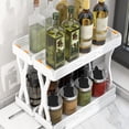 thumbnail image 3 of Pull-Out Rotating Storage Rack Kitchen Spice Rack Seasoning Bottle Cosmetic Storage Rack, 3 of 6