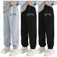 thumbnail image 3 of Akiihool Pant for Boys Toddler Boys Bootcut Elastic Waist Lightweight Outdoor Jogger Pants (Light Gray,18-24 Months), 3 of 4