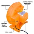 thumbnail image 5 of Sportspower 750W Air Blower for Inflatable Bounce House, Heavy Duty Electric Blower for Bouncers and Inflatables, Replacement Air Pump, 5 of 8