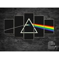thumbnail image 1 of Pink Floyd Varios Modelos Set 5 Cuadros En Lienzo Canvaslistos Para Colgar Tintas Ecológicas, 1 of 2