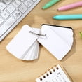 thumbnail image 1 of TEHAUX Stationery Supplies Set 100 Pcs Notebook White Black Refillable Letter Cards for Office Work, 1 of 6