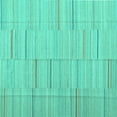 thumbnail image 1 of Ahgly Company Machine Washable Indoor Square Abstract Turquoise Blue Contemporary Area Rugs, 8' Square, 1 of 4