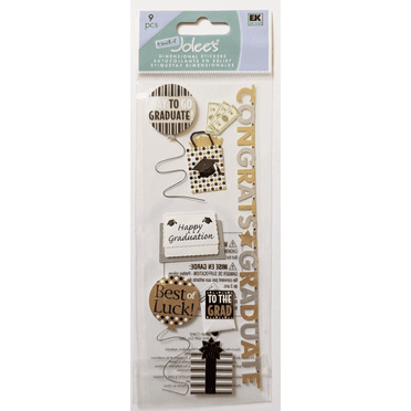 Jolee's Graduation Dimensional Stickers 9 Stickers per Pack [SPJJ124] [SPJJ124]