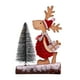 thumbnail image 4 of Decoraciones de mesa de Navidad, decoración de foto de granja, centro de mesa rústico de Navidad para decoración de mesa con bandeja escalonada de año Paño rojo Macarena Colgante colgante, 4 of 8