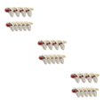 thumbnail image 1 of Soidarity 9x Shark Golf Iron Head Covers Cuero PU Golf Club Headcovers Blanco Type1 NO1, 1 of 1