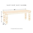 thumbnail image 3 of Signature Design by Ashley Dannerville Antique Black Accent Bench, 3 of 3