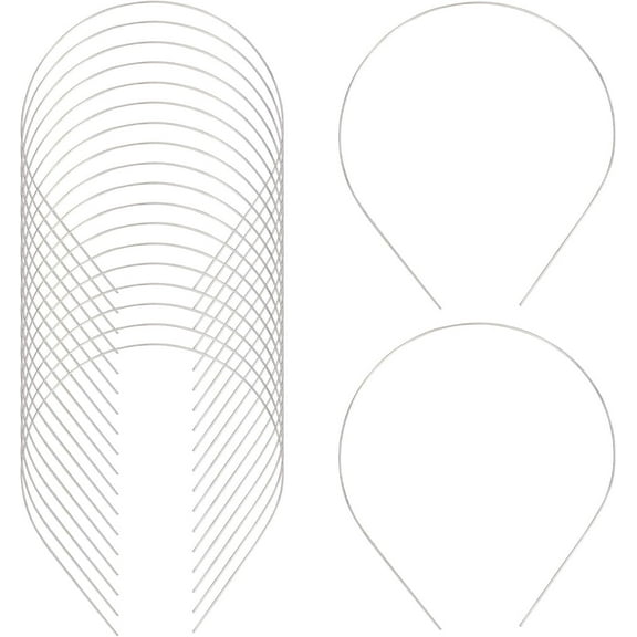 Hair Accessories Iron Hair Band Findings Platinum 120~125mm