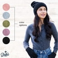 thumbnail image 3 of Britt's Knits Powder Oversized Knit Pom Hat - Black (Women's), 3 of 6