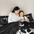 thumbnail image 5 of jejeloiu Dragon Full Size Comforter Sets,Bohemian Exotic Style Bedding Comforter Set,White Black Bedding Sets For Boys Teens,Super Cozy Room Decor Reversible,3pcs, 5 of 8