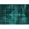 thumbnail image 1 of Ahgly Company Machine Washable Indoor Rectangle Oriental Turquoise Blue Industrial Area Rugs, 8' x 10', 1 of 4