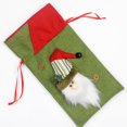 thumbnail image 2 of Kearding Bolsa de regalo pequeña de Navidad Reno Muñeco de nieve Papá Noel Cordón Bolsa de galletas de caramelo Bolsa de regalo de decoración de Kits de decoración para fiestas No.01 Kearding JR0718-01, 2 of 6